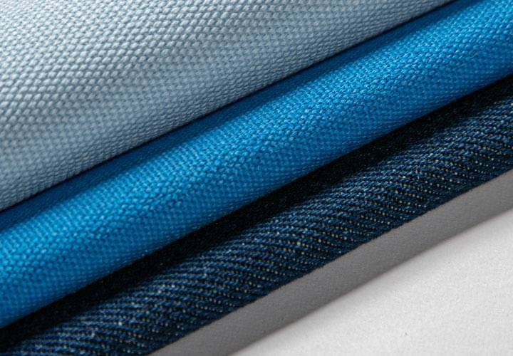 Canvas in different textures and colors.