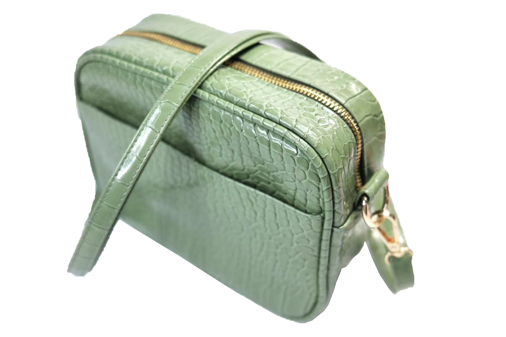Crocodile Cross Body Bag PK-22060 - green 3