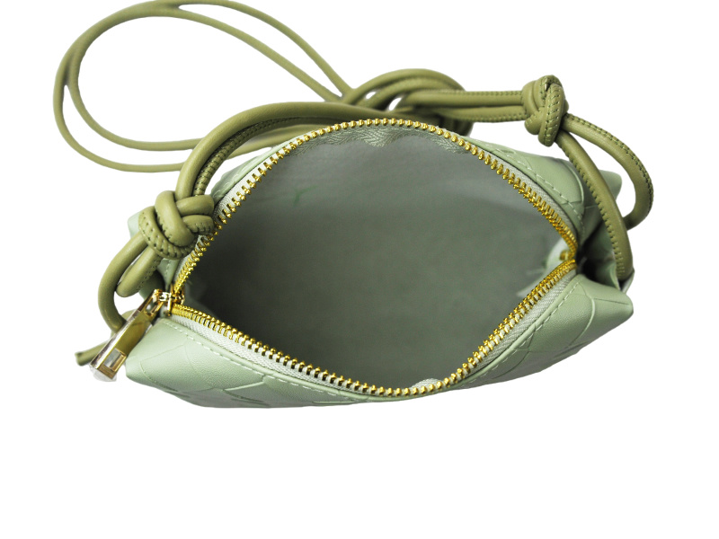 Plaid PU Crossbody Bag Green PK 23054 6