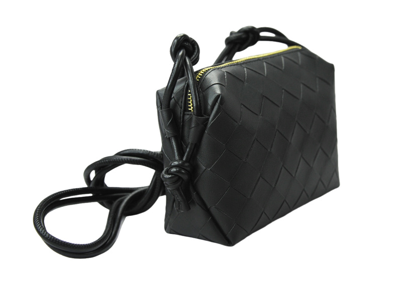 Plaid PU Crossbody Bag black PK 23054 5