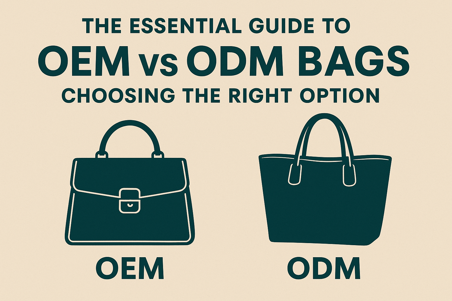 The Essential Guide to OEM vs ODM Bags Choosing the Right Option